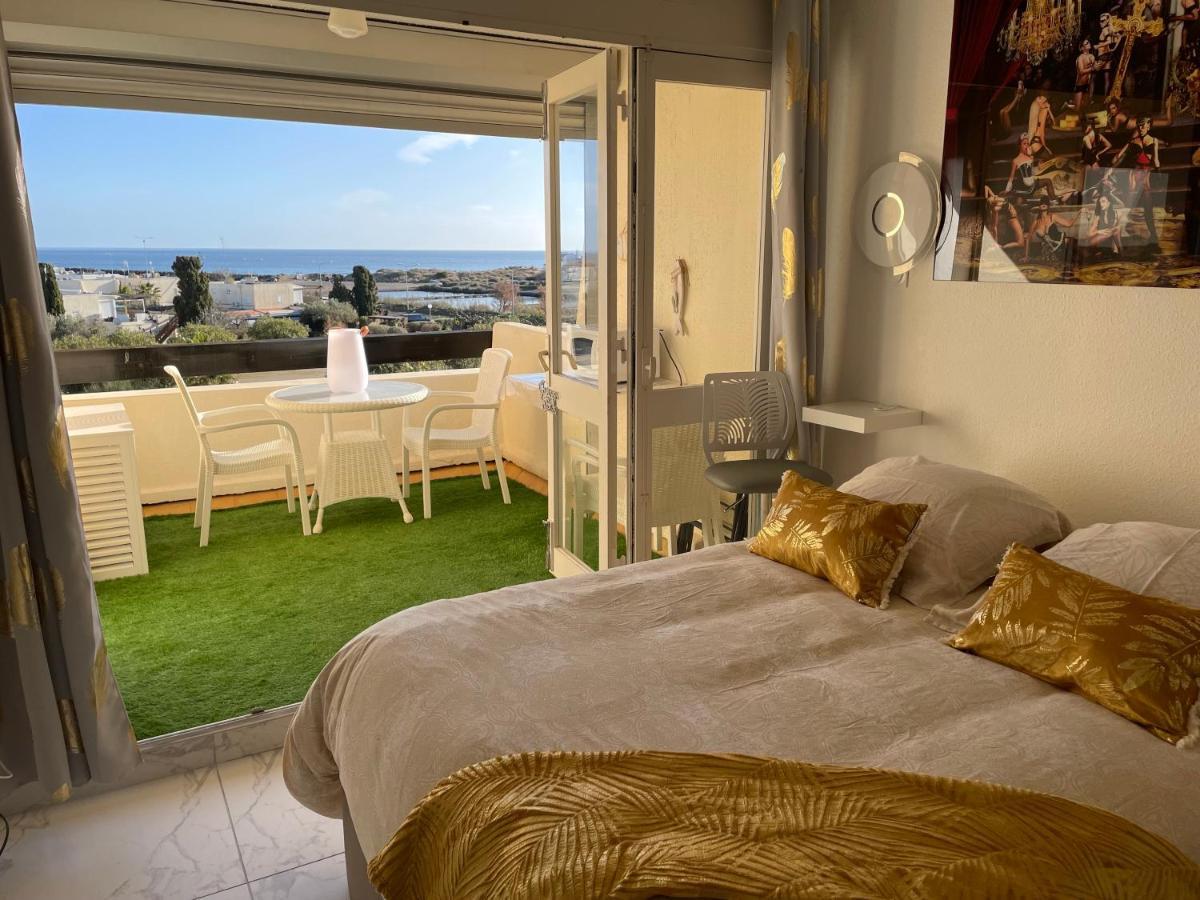SHOWTIME NATURISTE PORT NATURE 6 parking privé clim ascenseur vue mer Agde Exterior foto